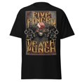 thumbnail image 1 of Five Finger Death Punch Barrels Jumbo Print Unisex T-Shirt - Black - Small, 1 of 6