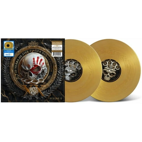 Five Finger Death Punch - Best Of - Volume II - Walmart Exclusive Gold Nugget Vinyl 2 LP