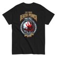 thumbnail image 1 of Five Finger Death Punch - Brass Knuckle Unisex T-Shirt - Black - Small, 1 of 6