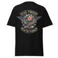 thumbnail image 1 of Five Finger Death Punch - Crossbones Jumbo Print Unisex T-Shirt - Black - Small, 1 of 6
