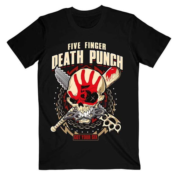 Five Finger Death Punch Men's Zombie Killer T-shirt XX-Large Black