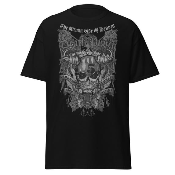 Five Finger Death Punch - Righteous Side of Evil Jumbo Print Unisex T-Shirt - Black - Small