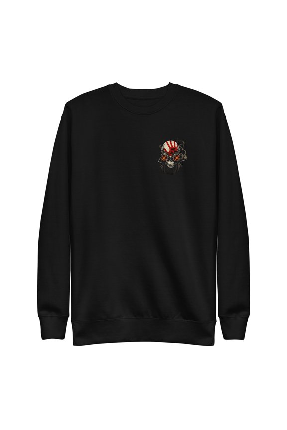 Five Finger Death Punch - Small Skull Unisex Sweatshirt - Black - Small