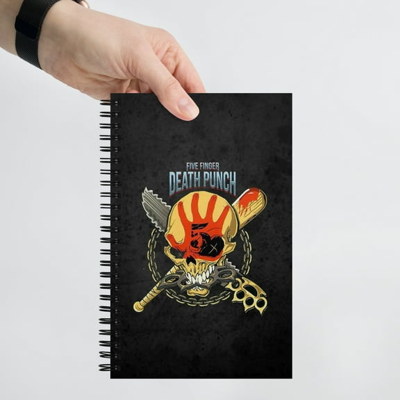 Five Finger Death Punch Spiral notebook