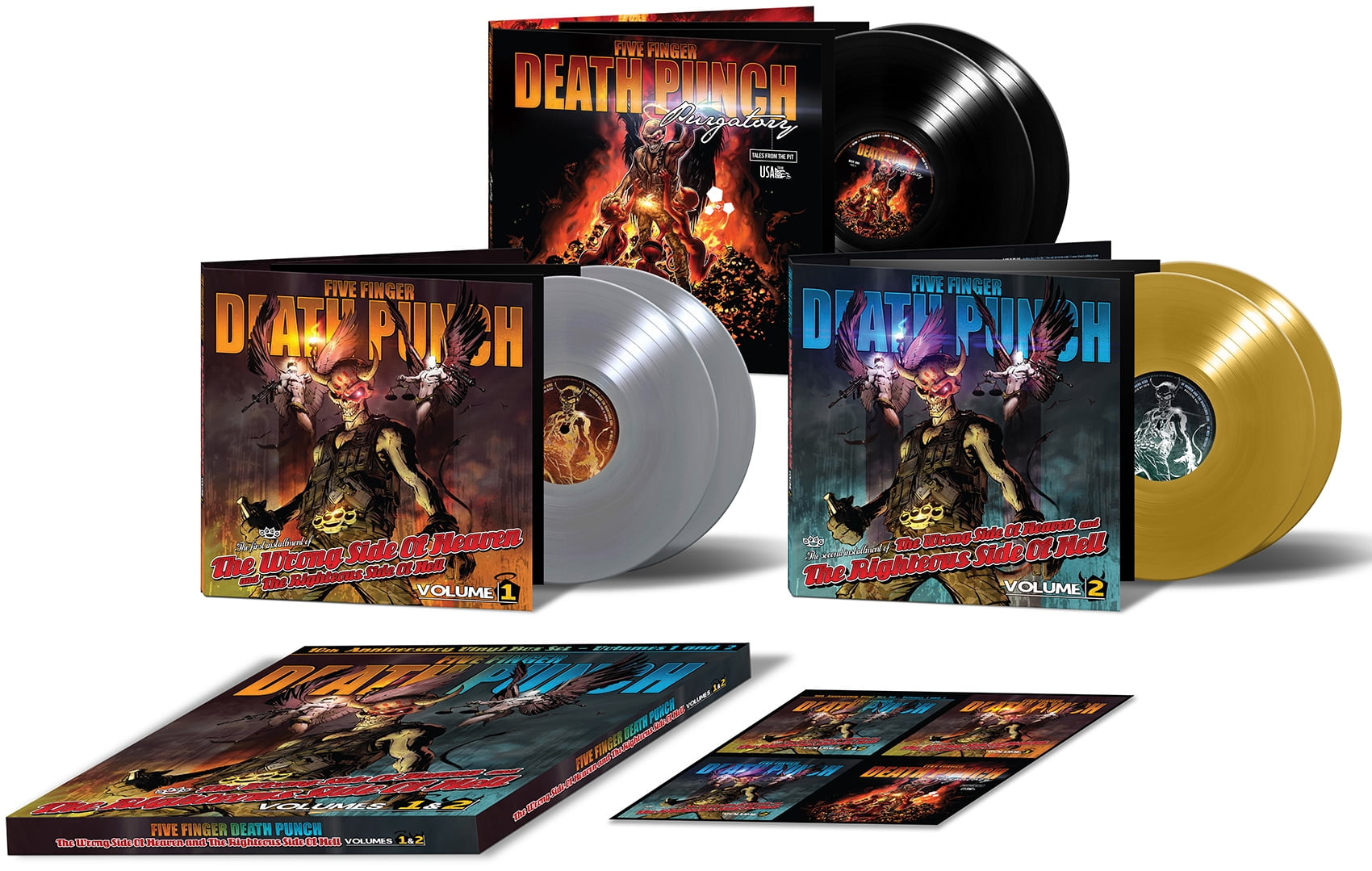 Five Finger Death Punch(アルバム5枚セット) Five Finger Death Punch - The Wrong Side of Heaven Volume 1