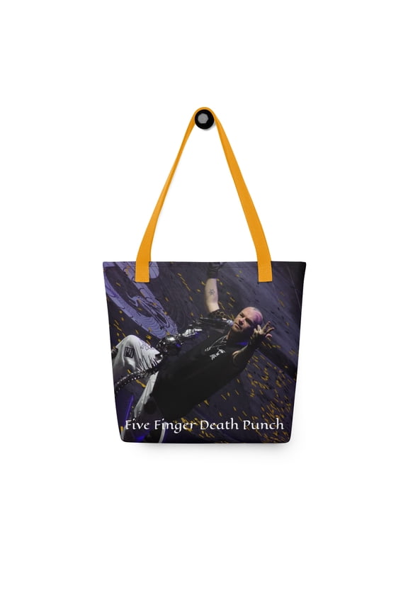 Five Finger Death Punch Tote bag - Yellow