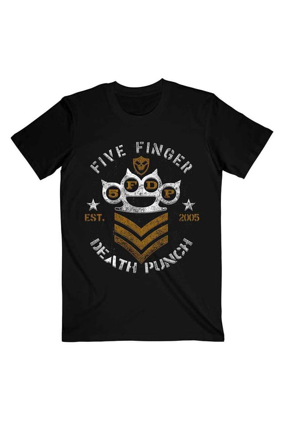 Five Finger Death Punch Unisex T-Shirt Chevron (X-Large)