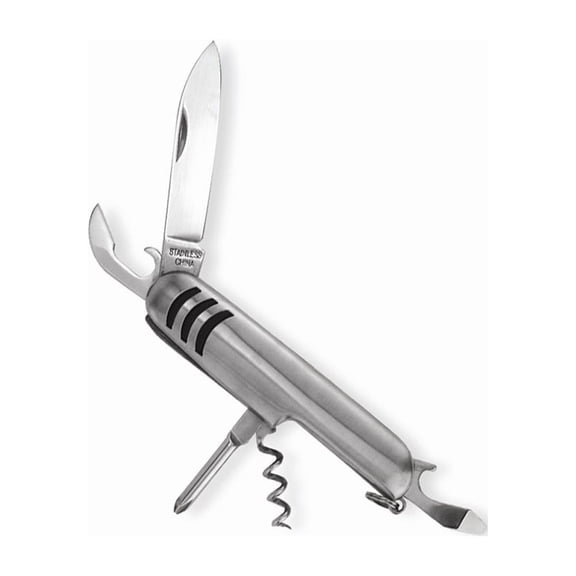 Five Function Stainless Steel Pocket Knife QGP3377