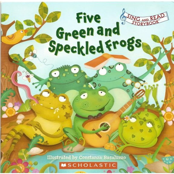 Pre-Owned Five Green and Speckled Frogs (Paperback) 0545067014 9780545067010