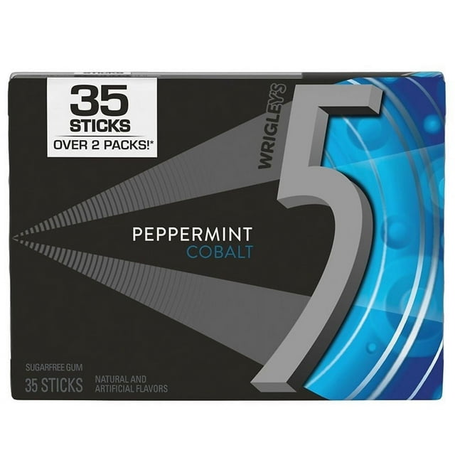 Five Gum Peppermint Cobalt Sugarfree Gum35.0eaPack of 2
