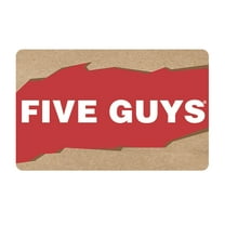 Five Guys $25 eGift Card [Email Delivery]