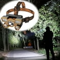 Five Headlights Strong Rechargeable Night Fishing Drive Sea Long Shot
