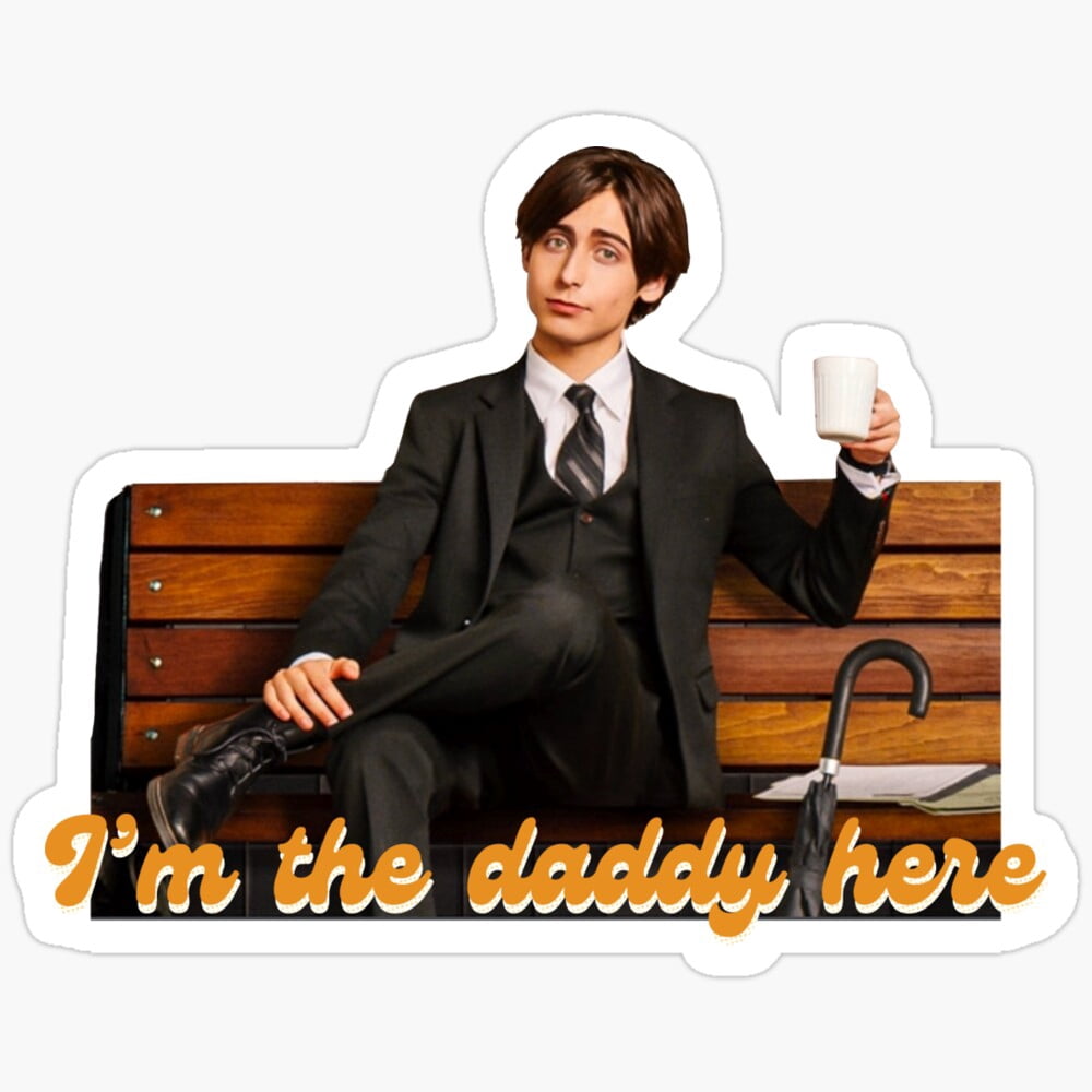 Five, Im The Daddy Here Sticker Phone Decal Water Bottle Stickers Car ...