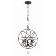 thumbnail image 1 of Five Light Mini Chandelier In Minimalist Style 17 Inches Wide By 23 Inches High-English Bronze Finish    -Traditional Installation Crystorama, 1 of 9