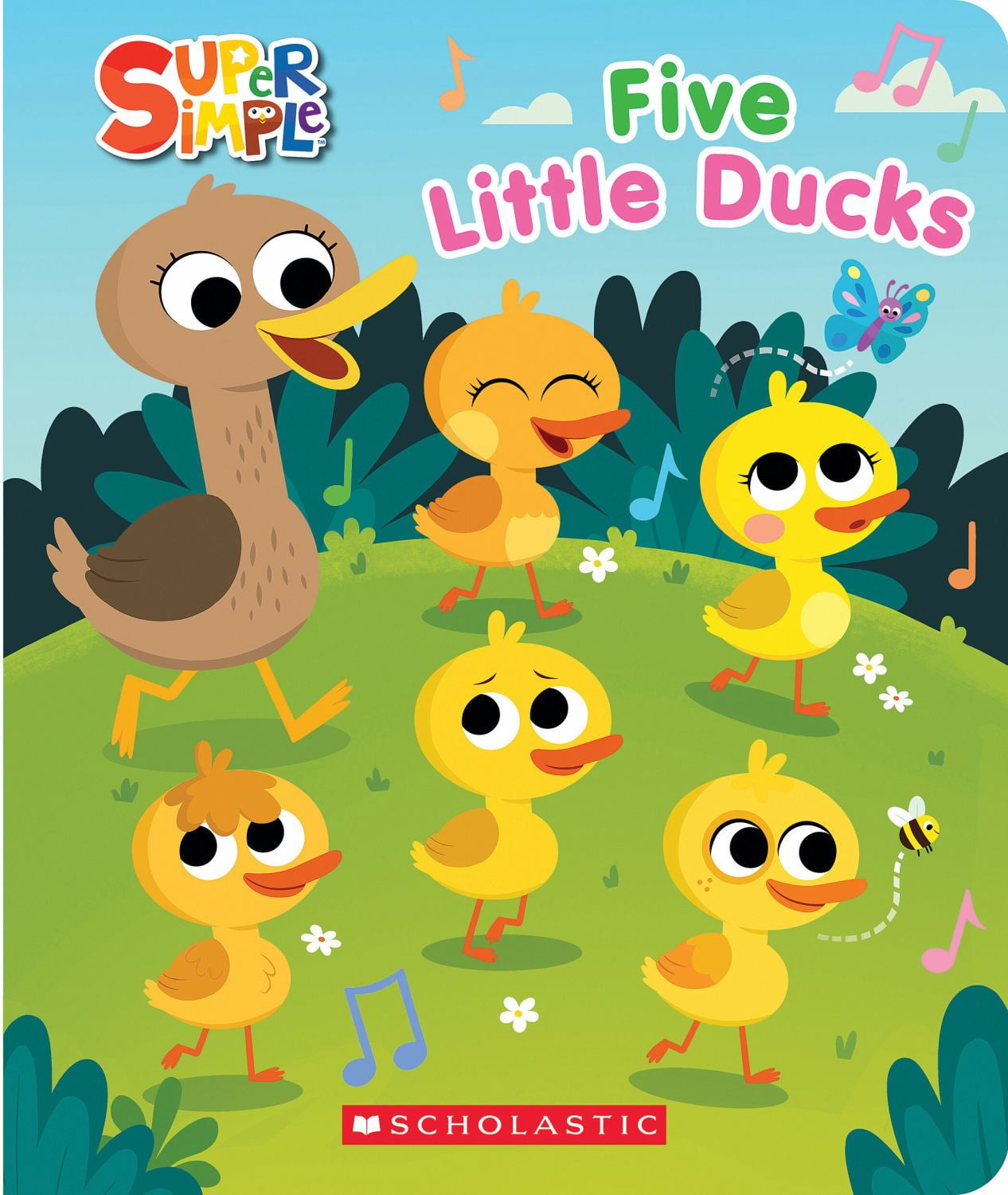 Scholastic, Five Little Ducks, Hardcover, Counting Book for