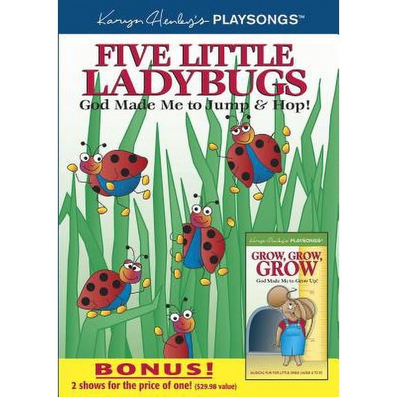 Pre-Owned Five Little Ladybugs: God Made Me to Jump & Hop!
