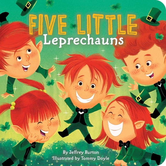 Five Little Leprechauns, (Board Book)