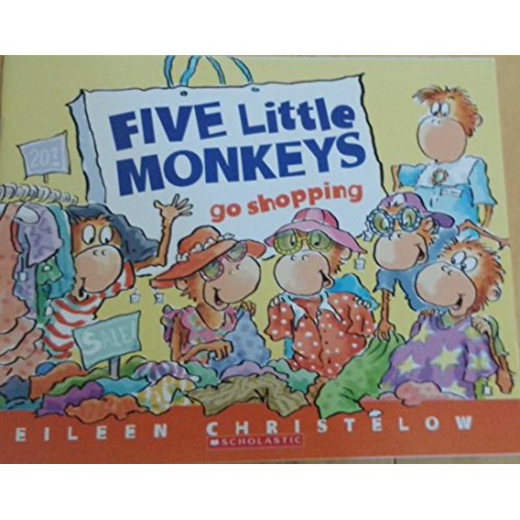 Pre-Owned Five Little Monkeys Go Shopping Paperback