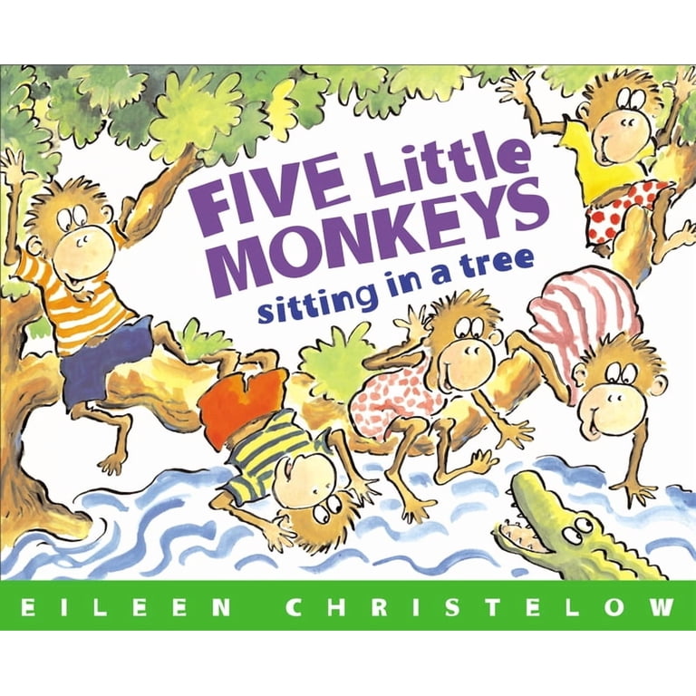 洋書 M11Five Little Monkeys Sitting In A Tree Eileen Christelow, Five Little Monkeys Sitting in a Tree