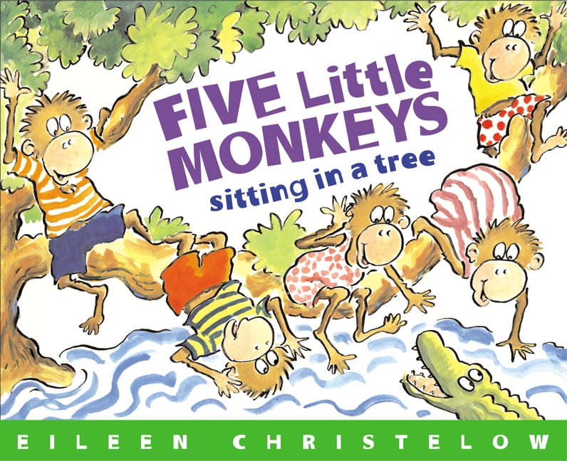 Five Little Monkeys Sitting in a Tree (Paperback) - Walmart.com