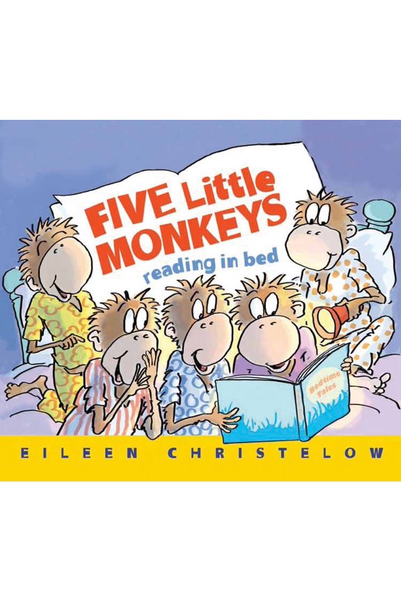 Five Little Monkeys Story Five Little Monkeys Reading in Bed, Book 66, (Board Book)