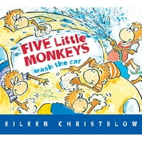 Five Little Monkeys Story Five Little Monkeys Wash the Car, (Board Book)