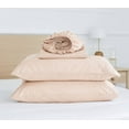 thumbnail image 1 of Five Looms Everyday Cotton Percale Sheets Set, King (Blush, 3 Piece), 1 of 8