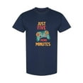 thumbnail image 1 of Five More Minutes T-Shirt Men -SPIdeals Designs, Male Medium, 1 of 4