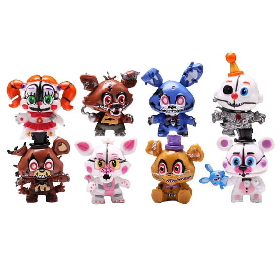 Five Nigh-at Freddy 2.5-inch Series Action Figures-8PCS