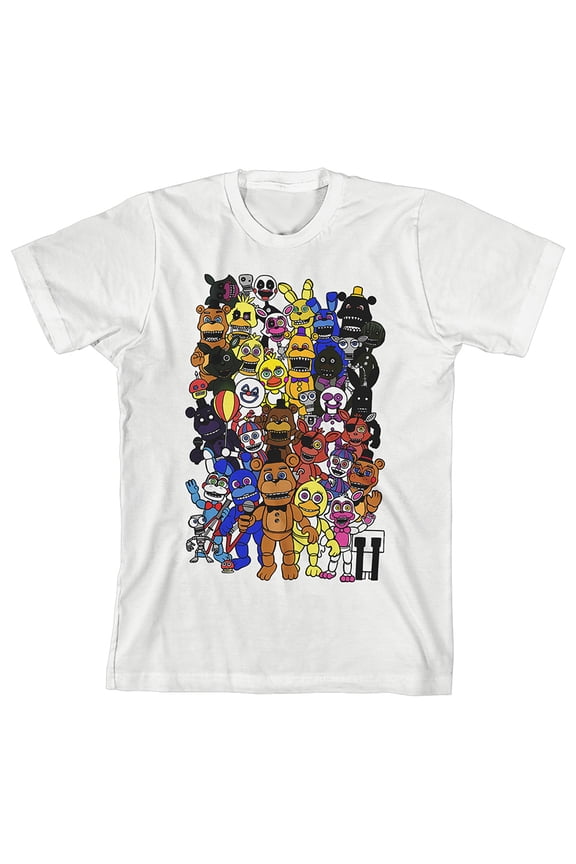 Characters on Gray T-Shirt - M