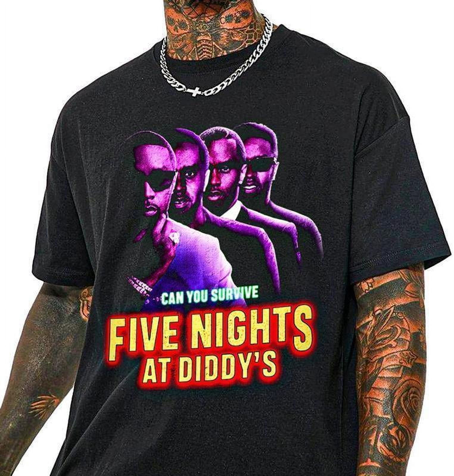 Five nights at diddys tshirt diddy can you survive diddy party