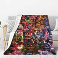 Five Nights At Freddy Fnaf Blanket Throw Bedding Room Decor Flannel