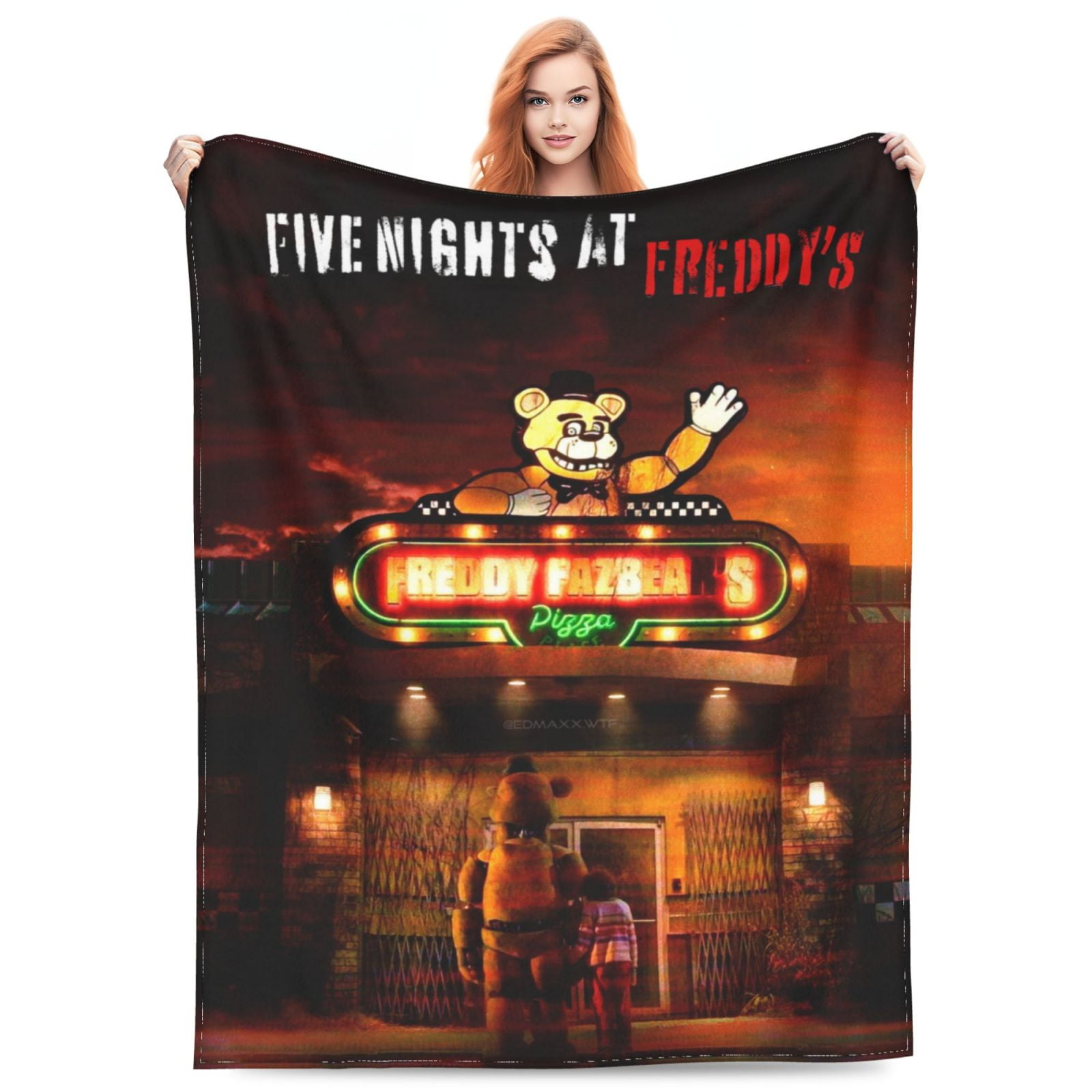 Five Nights At Freddy'S Fleece Blanket Super Soft Cozy Warm Flannel ...