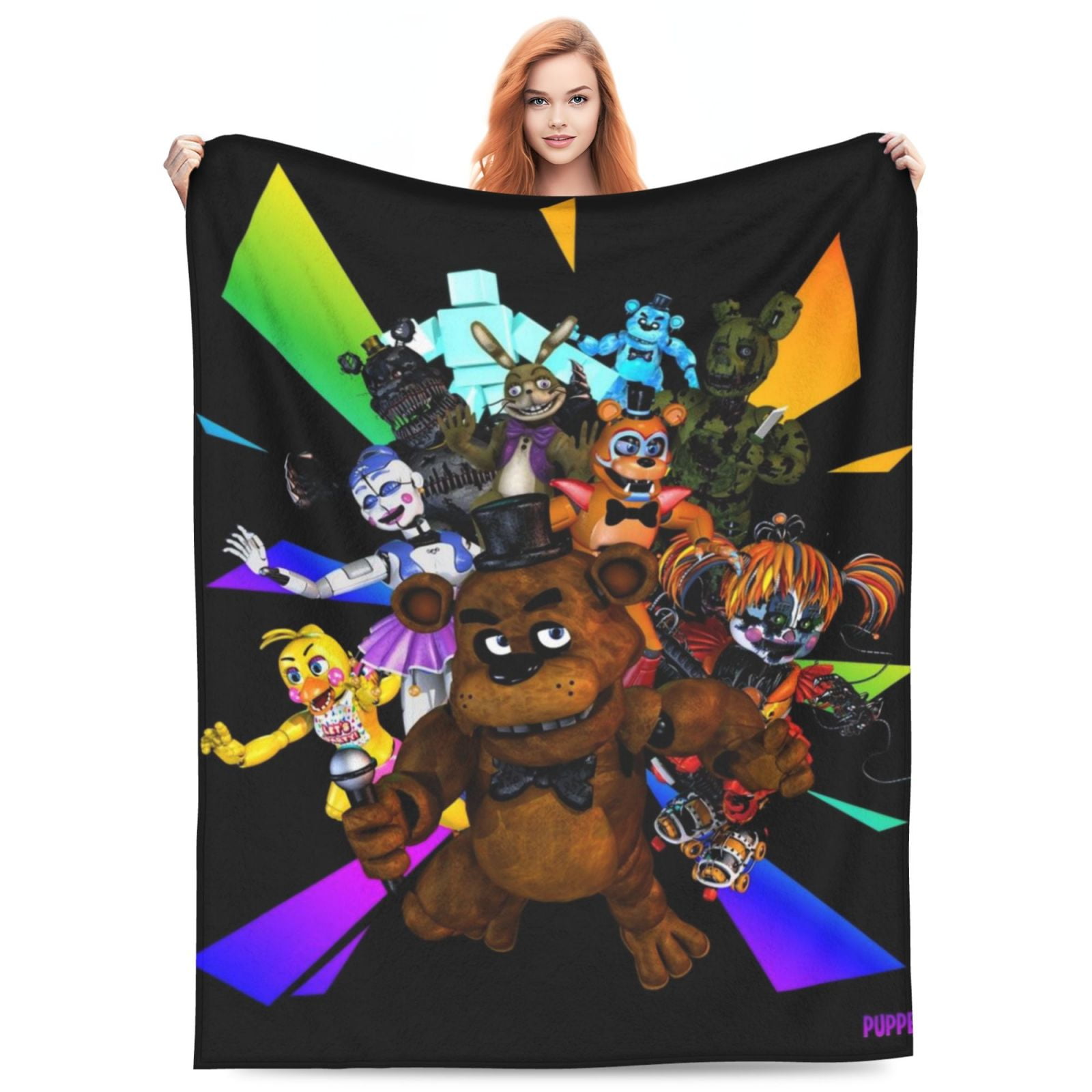 Five Nights At Freddy S Fnaf Blankets Flannel Fleece Warm Soft Throw Blanket For Couch Sofa Bed Living Room All Season Decor Gift 80 X60 Walmart