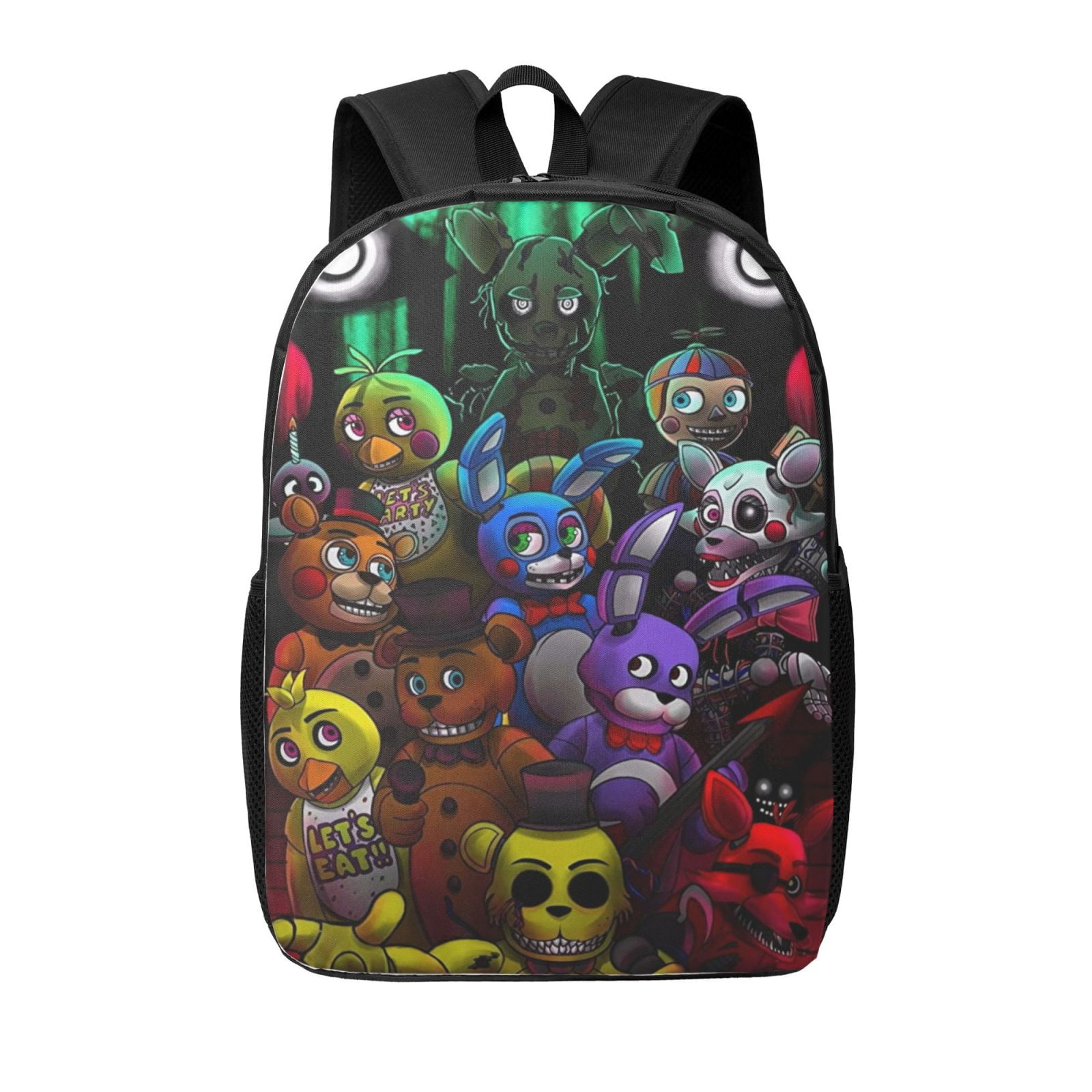 Five Nights At Freddy'S Fnaf Laptop Backpack Comfort Backpack Casual Sports 3d Print Lightweight Rucksack Daypack - 17 Inch