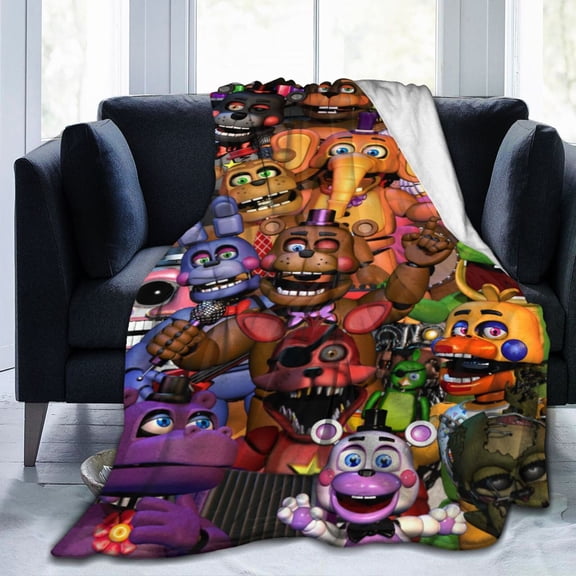 Five Nights At Freddy'S Ultra-Soft Micro Fleece Blanket Cozy Blanket Thick Warm Plush Throw Blanket Sofa Cushion 50"X40"