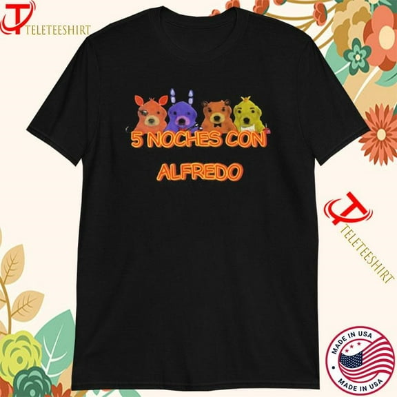 Five Nights At Freddy’s 5 Noches Con Alfredo T-shirts, Unisex Short Sleeve T-shirt
