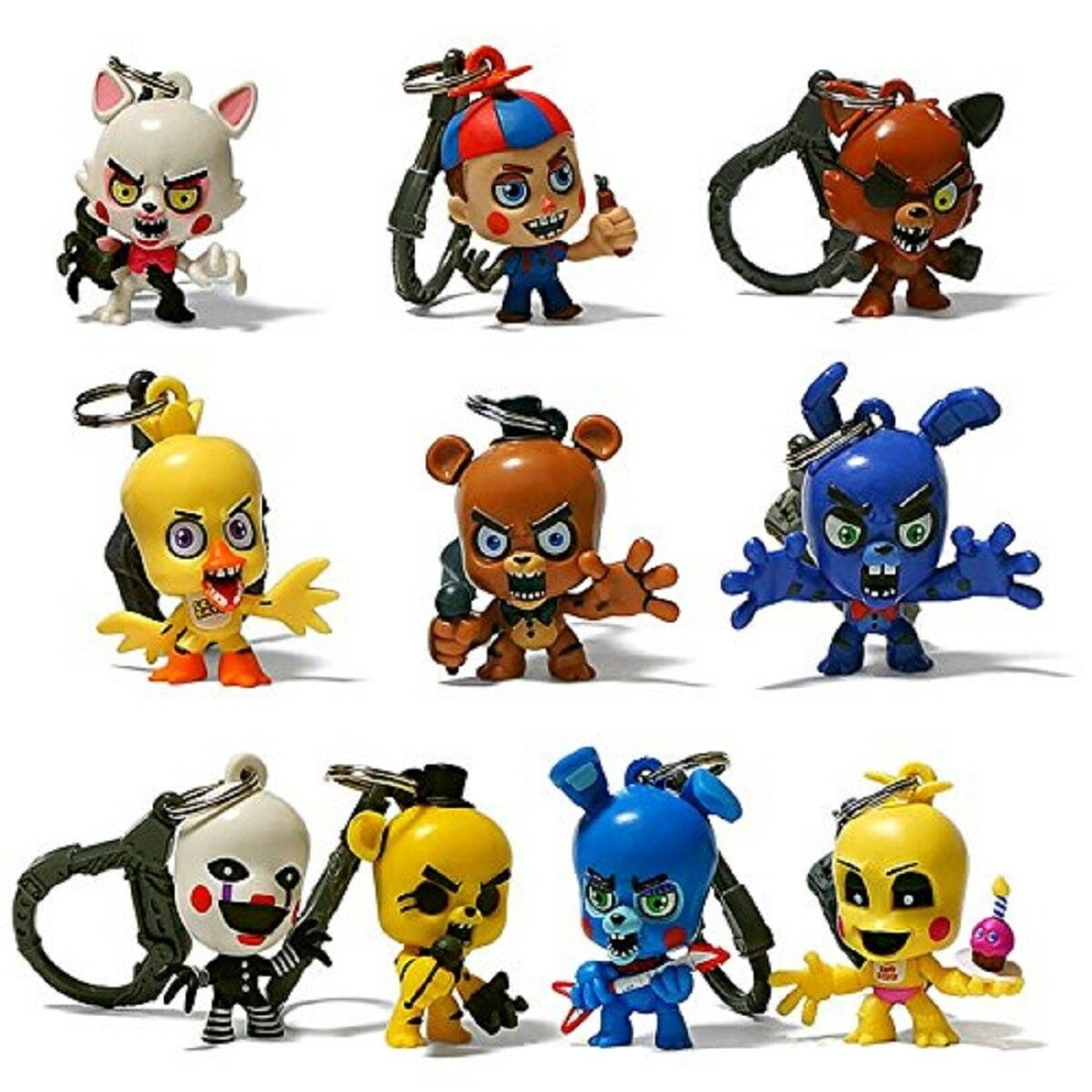 Five Nights at Freddy's フィギュアキーホルダー 5種類 Five Nights At Freddy's Action Figure Hangers in Blind Bag - Party