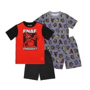 Five Nights At Freddy's Are You Ready For Freddy Boy's 4-Pack Pajama Set-8