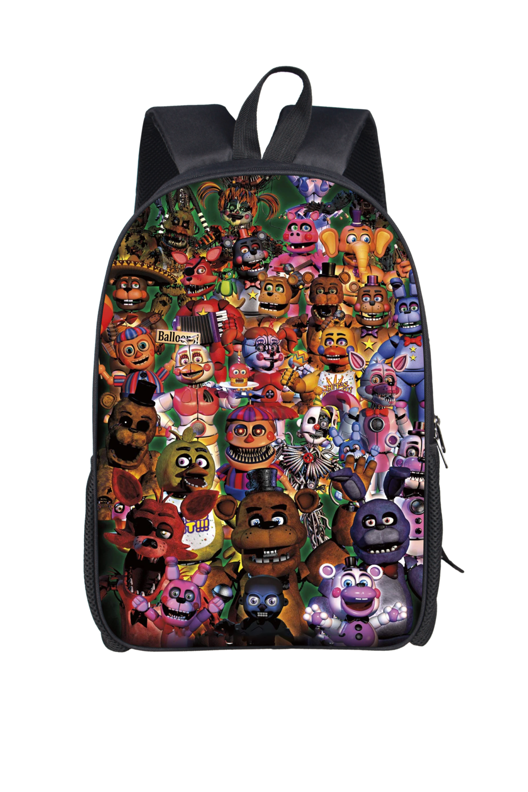Five Nights At Freddy's Backpack FNAF Anime Bookbag 3D Printing Cartoon School Bag outdoor Multifunction Leisure Bag BLACK4