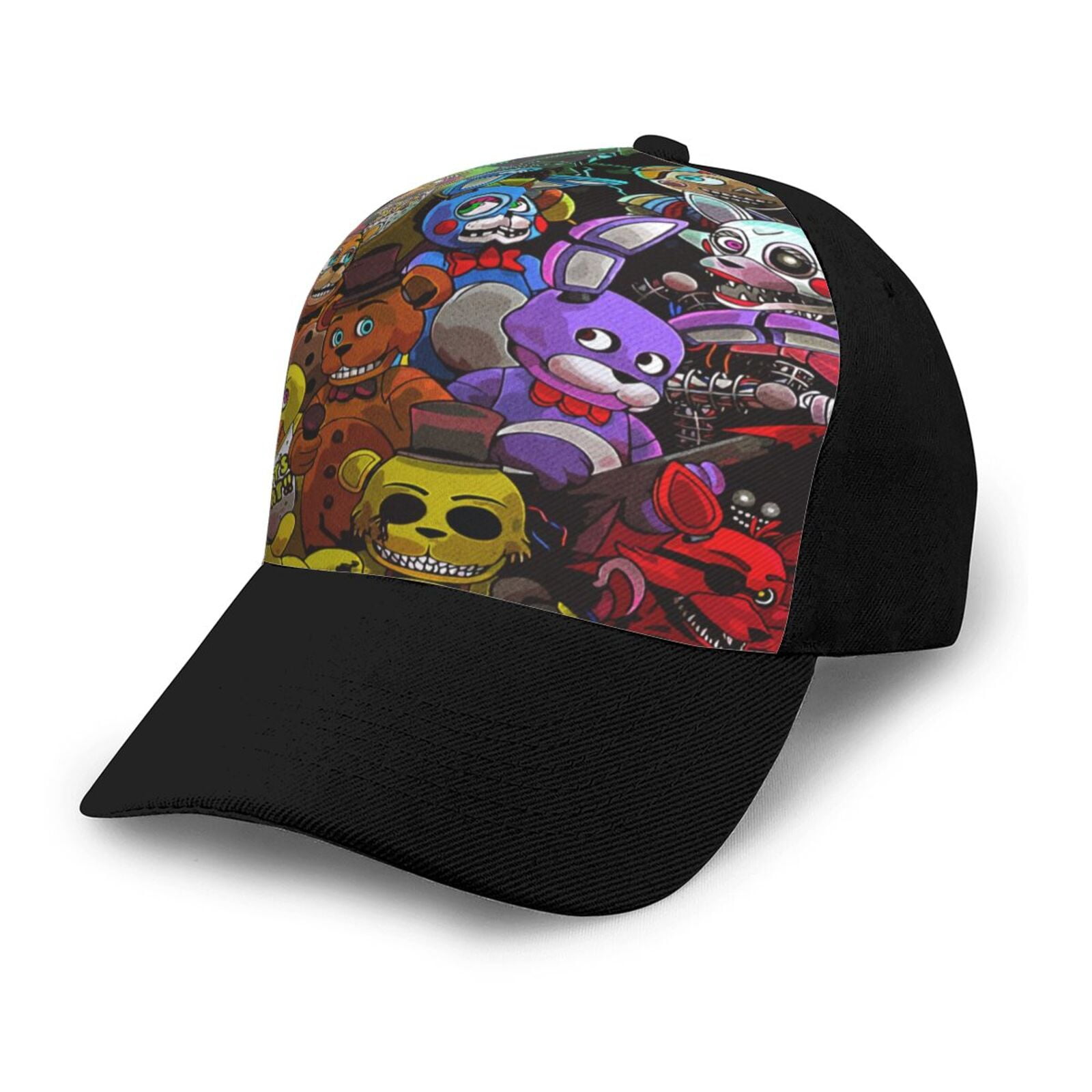 Five Nights At Freddy's Baseball Cap Golf Dad Hat Adjustable Low Profile Cotton Hat Trucker Hats for Men Women