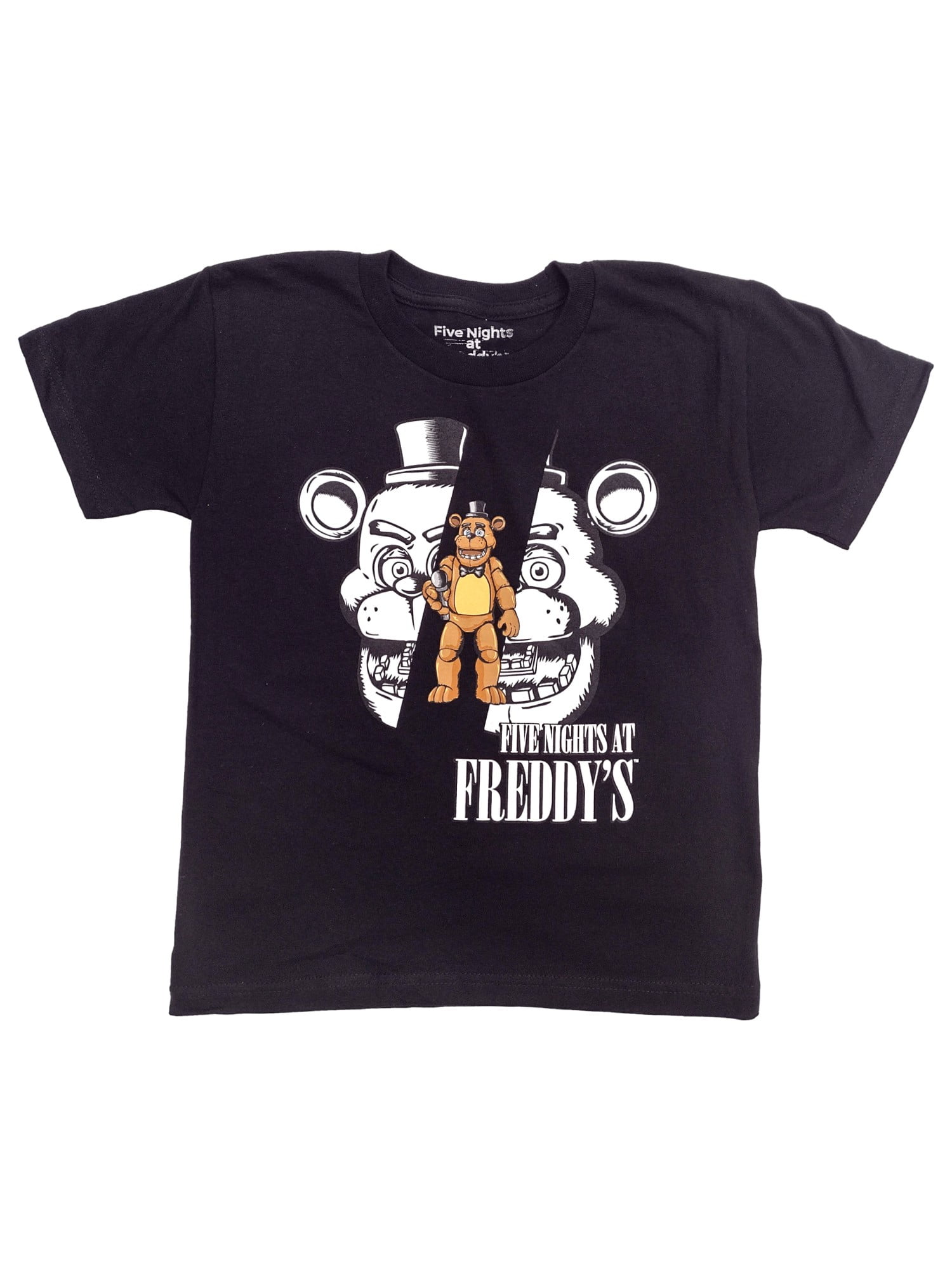 Five Nights At Freddy's Black Blue Short Sleeve Tee Shirt T-Shirt Medium (8)