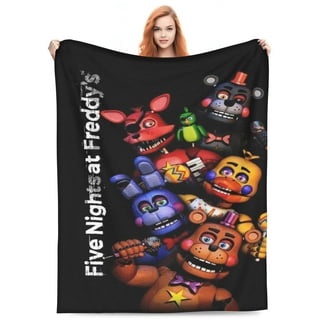 Five Nights at Freddy's 2 piece throw blanket and plush pillow set