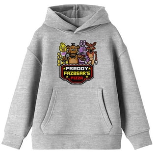 Fnaf Freddy Fazbear's Pizza Flyer Boy's Heather Grey T-shirt : Target