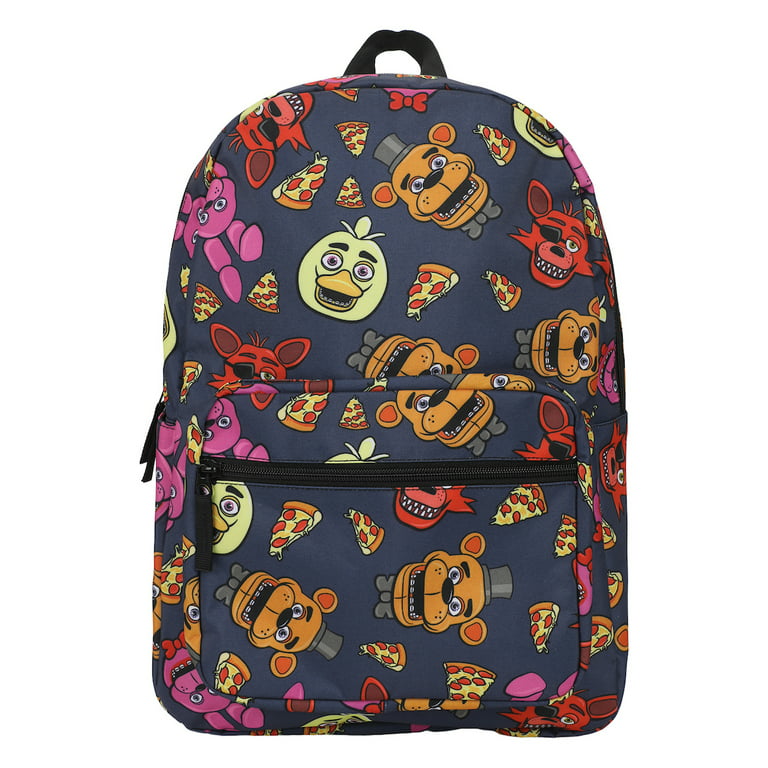 Five Nights At Freddy's Characters Backpack, FNAF Chica Foxy Bonnie 