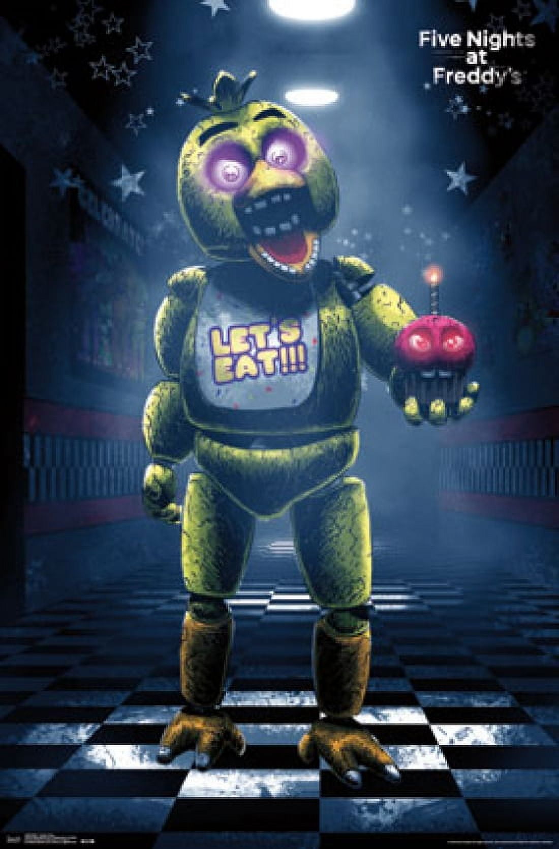 Chica five nights fnaf art | Sticker