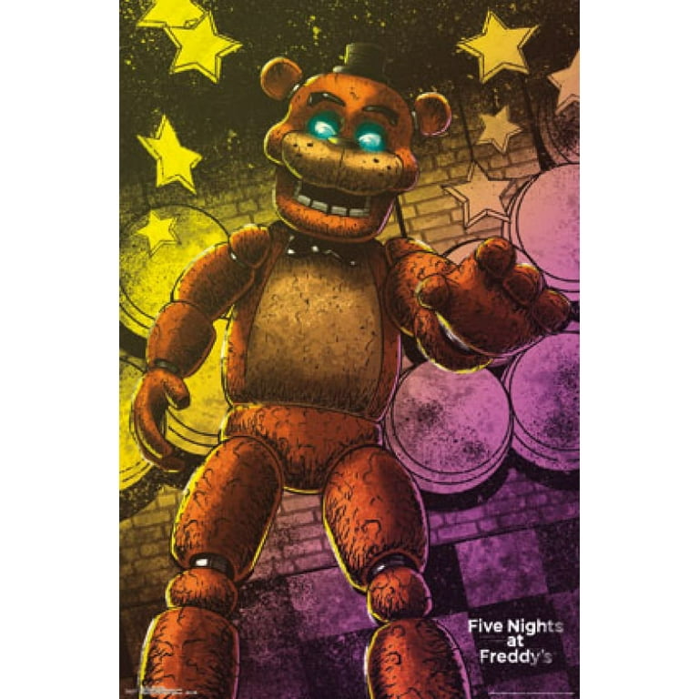 Five nights at Freddy's movie prints bedroom poster gaming décor