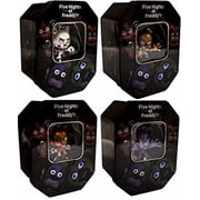 Five Nights At Freddys Exclusive Holiday Collectors Tin Set of All 4 styles Mangle , Bonnie , Foxy and Freddy