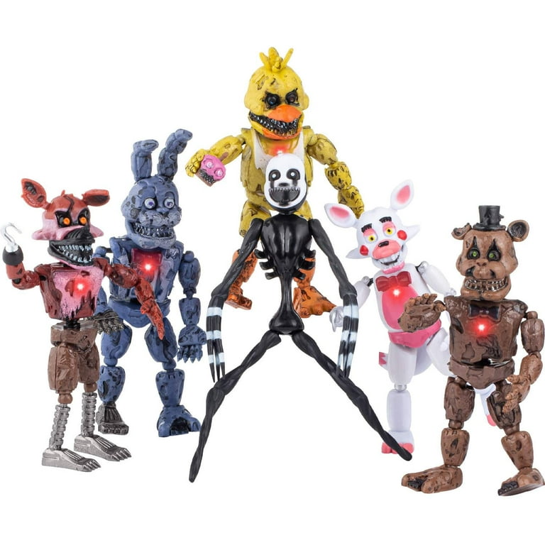 Qzbon Five Nights at Freddy's FNAF 6'' Action Figures, Set