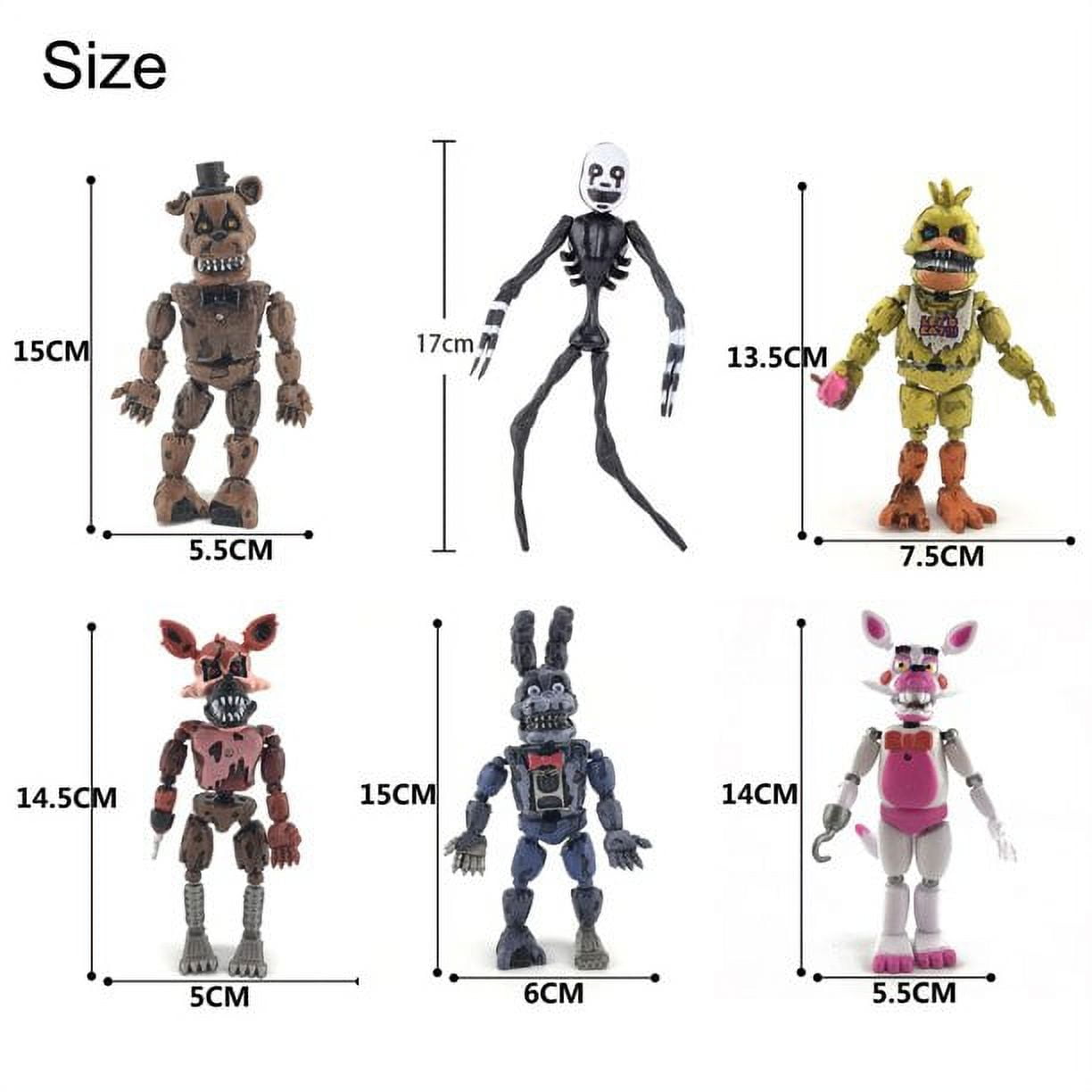 Five Nights At Freddy's FNAF 6'' Action Figures 12 Pcs toy birthday Xmas  Gift